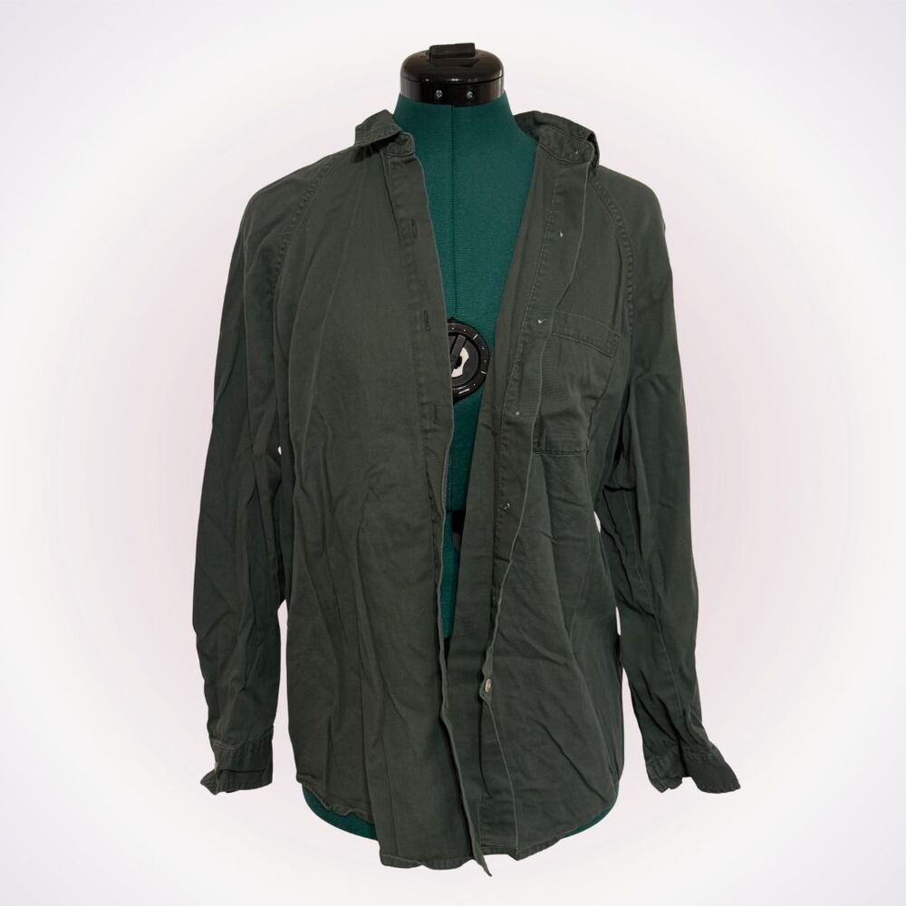 Universal Thread Olive Button-Down Shirt | Sz S